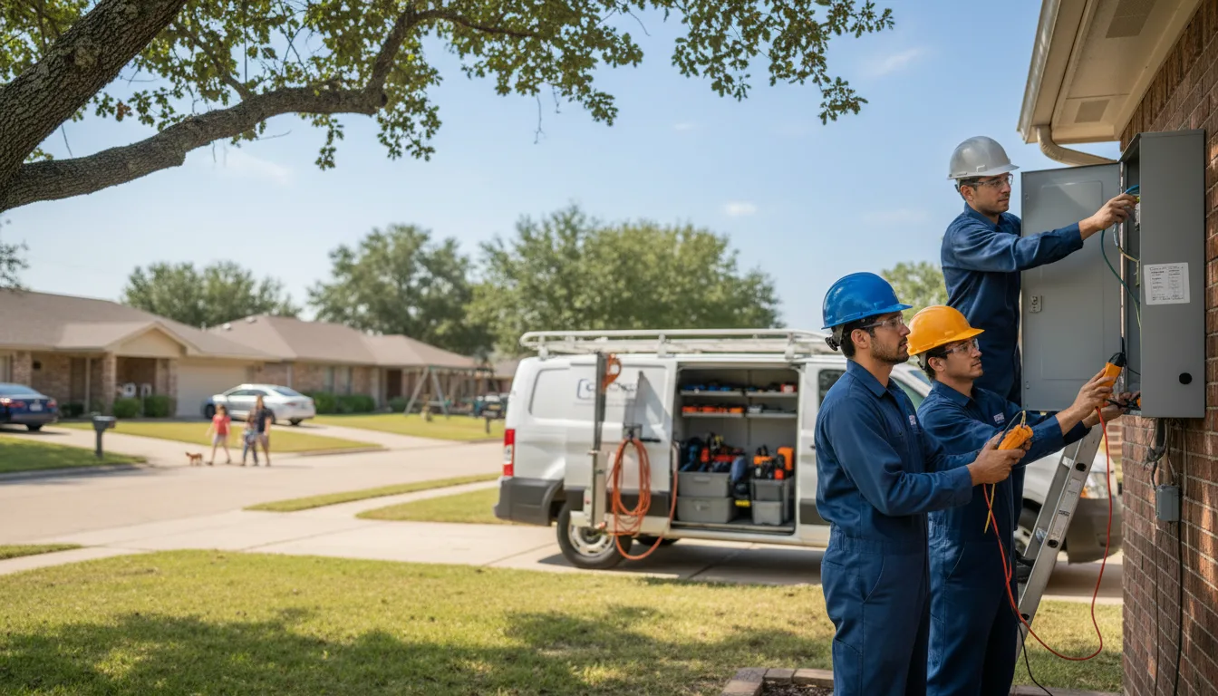 Certified electrician providing emergency electrical services in Morrow, GA